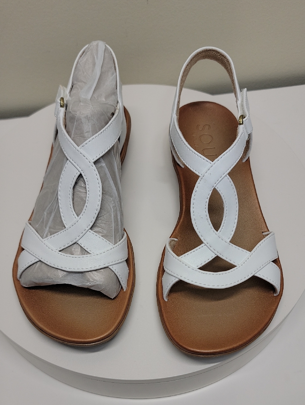 Soul Naturalizer New In Box White Strappy Sandal Size 7